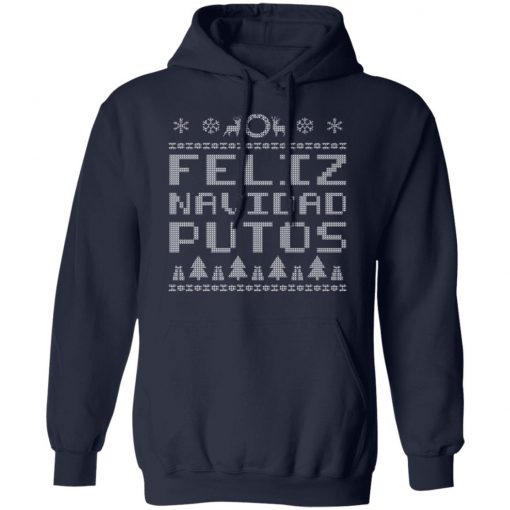 X-Mas Feliz Navidad Putos Ugly Christmas Sweater