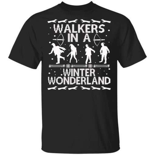 Walkers In A Winter Wonderland Ugly Christmas Sweater