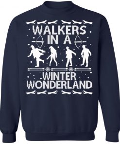 Walkers In A Winter Wonderland Ugly Christmas Sweater