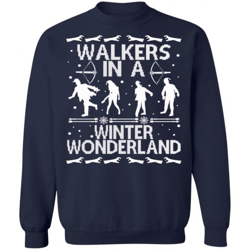 Walkers In A Winter Wonderland Ugly Christmas Sweater