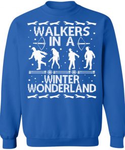 Walkers In A Winter Wonderland Ugly Christmas Sweater