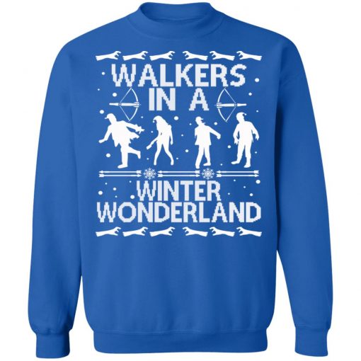 Walkers In A Winter Wonderland Ugly Christmas Sweater