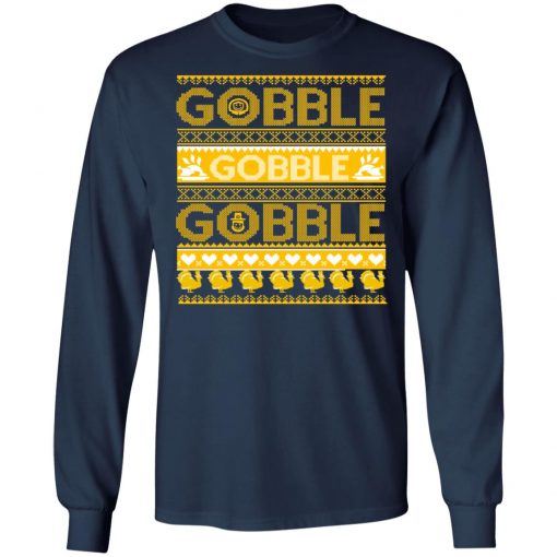 Ugly Thanksgiving Gobble Gobble Gobble Turkey Ugly Christmas Sweater