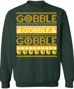 Ugly Thanksgiving Gobble Gobble Gobble Turkey Ugly Christmas Sweater