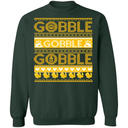 Ugly Thanksgiving Gobble Gobble Gobble Turkey Ugly Christmas Sweater