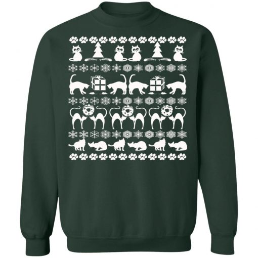 Ugly Kitty Cat Christmas Ugly Christmas Sweater