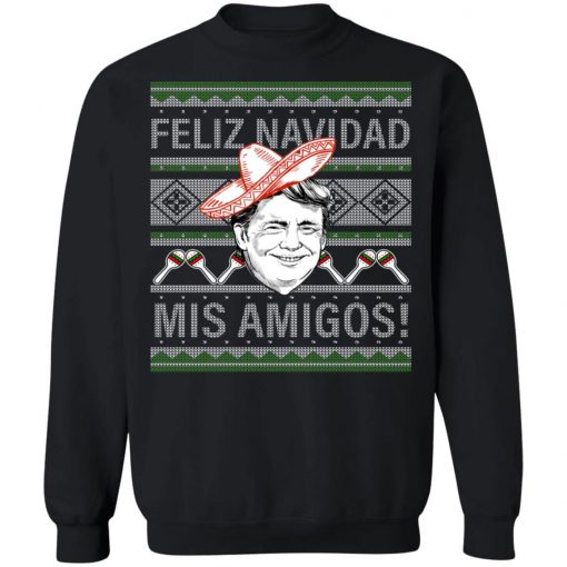 Trump Feliz Navidad Ugly Christmas Sweater