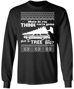 Todd Margo Couples Vacation Tree Ugly Christmas Sweater