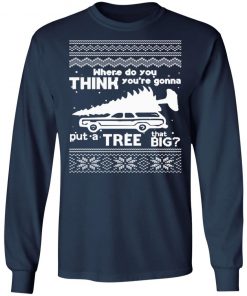 Todd Margo Couples Vacation Tree Ugly Christmas Sweater