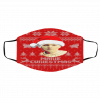 Marie Curie Marie Curiestmas Ugly Christmas face mask