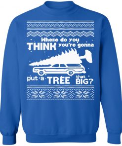 Todd Margo Couples Vacation Tree Ugly Christmas Sweater