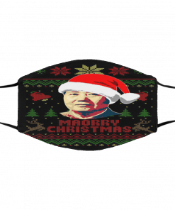 Mao Merry Ugly Christmas face mask