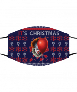 IT's Christmas Clown Pennywise Ugly Christmas Face Mask