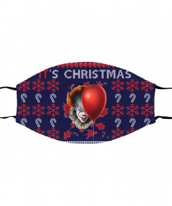 IT's Christmas Clown Pennywise Ugly Christmas Face Mask