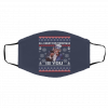 Uncle Sam All I Want for Christmas is You Ugly Christmas face mask