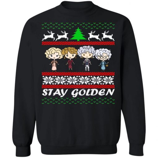 Stay Golden Ugly Christmas Sweater