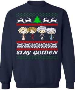 Stay Golden Ugly Christmas Sweater