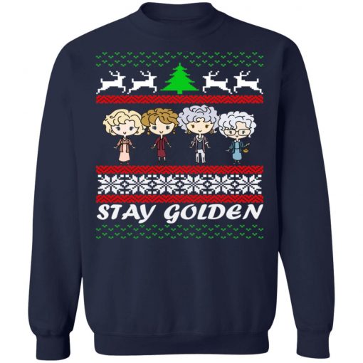 Stay Golden Ugly Christmas Sweater