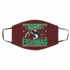 Merry Fishmas face mask