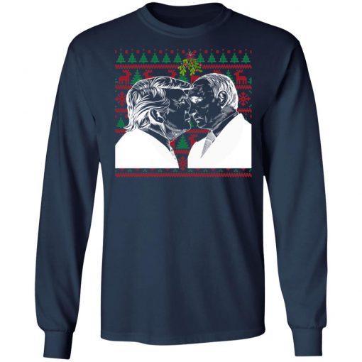 Putin Trump Mistletoe Ugly Christmas Sweater