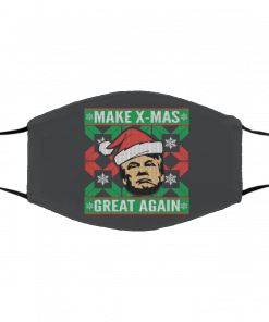 Make X-Mas Great Again Trump Ugly Christmas face mask