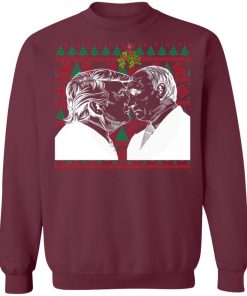 Putin Trump Mistletoe Ugly Christmas Sweater