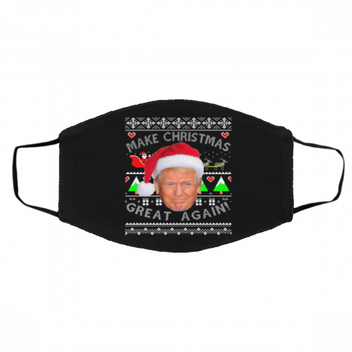 Make Christmas Great Again! Donald Trump Ugly Christmas face mask