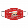 King Henry the 8th Henry Ugly Christmas face mask