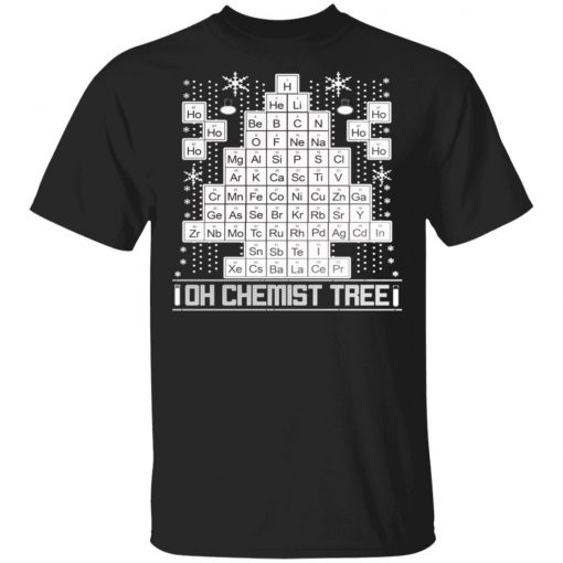 Oh Chemistry Tree Chemist Ugly Christmas Sweater