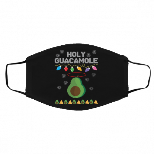 Holy Guacamole Ugly Christmas face mask