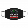 Ho Ho H'ok Boomer Ugly Christmas face mask