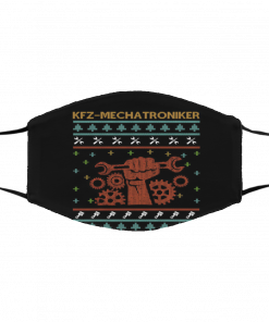 KFZ Mechatroniker Knit Ugly Christmas face mask