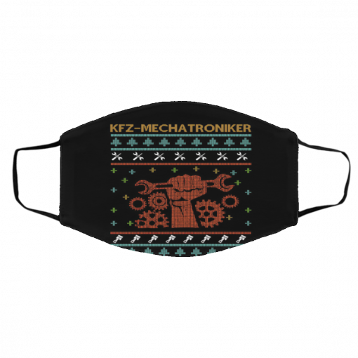 KFZ Mechatroniker Knit Ugly Christmas face mask