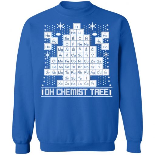 Oh Chemistry Tree Chemist Ugly Christmas Sweater