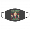 Fake News Trump Ugly Christmas face mask