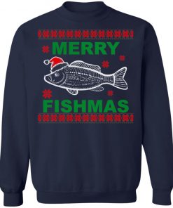 Merry Fishmas Ugly Christmas Sweater