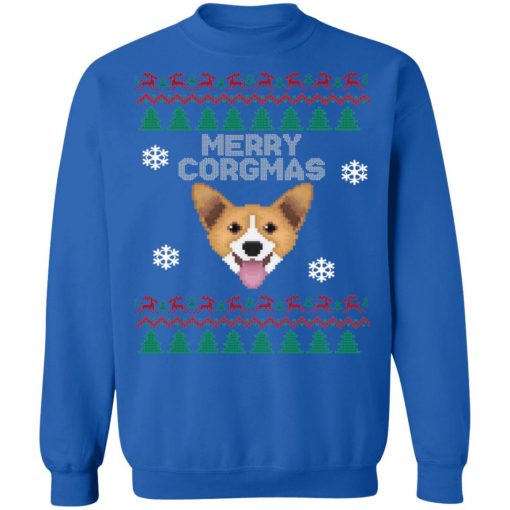 Merry Corgmas Ugly Christmas Sweater