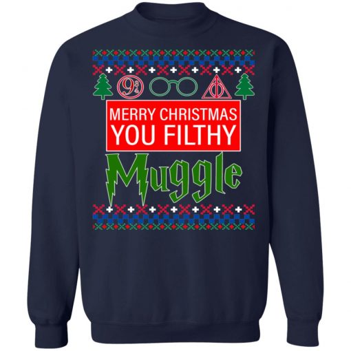 Merry Christmas Ya Filthy Muggle Ugly Christmas Sweater