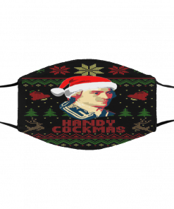 John Hancock Handy Cockmas Ugly Christmas face mask