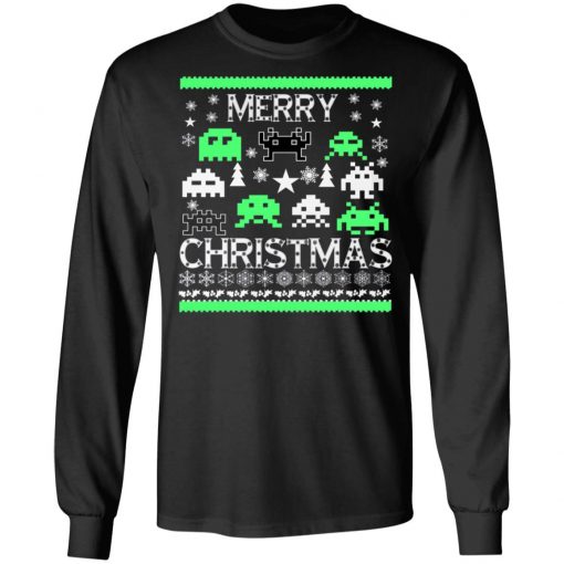 Merry Christmas Ugly Alien Ugly Christmas Sweater