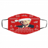 John F Kennedy Merry Johnmas Ugly Christmas face mask