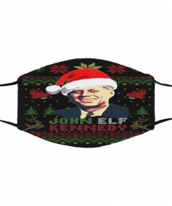 John Elf Kennedy Ugly Christmas face mask