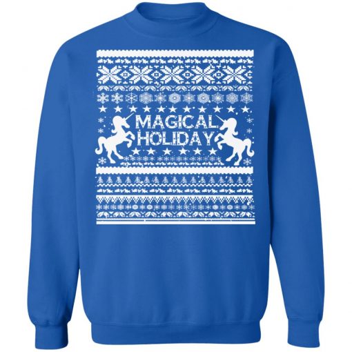 Magical Holiday Unicorn Ugly Christmas Sweater