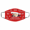 Jimmy Carter Merry Cartmas Ugly Christmas face mask