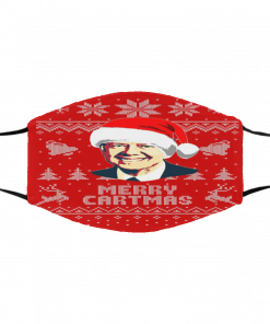 Jimmy Carter Merry Cartmas Ugly Christmas face mask