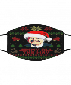 Jimmy All the Way Carter Ugly Christmas face mask