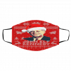 JFK John Elf Kennedy Ugly Christmas face mask