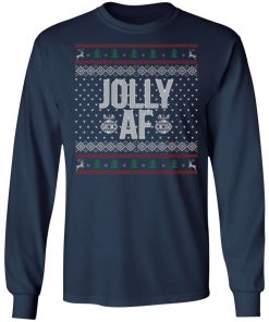 Jolly AF Ugly Christmas Sweater