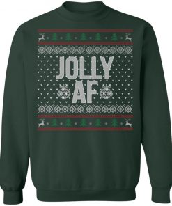 Jolly AF Ugly Christmas Sweater