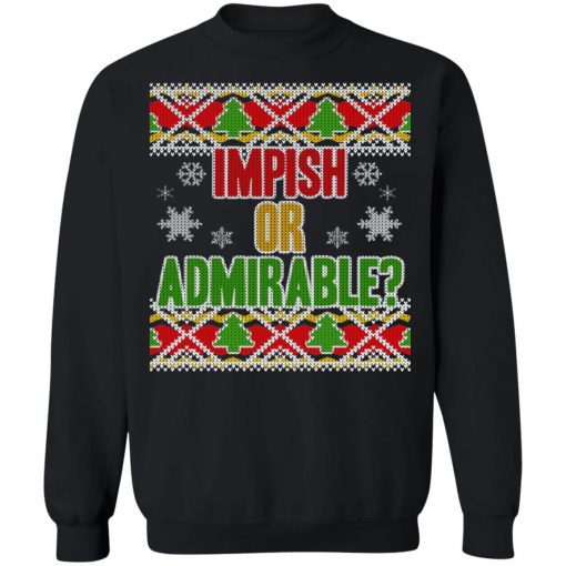 Impish or Admirable Ugly Christmas Sweater